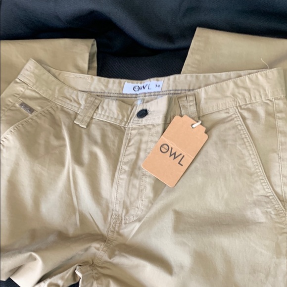 Tan Chinos with Classic Straight Leg Design - Picture 2 of 10